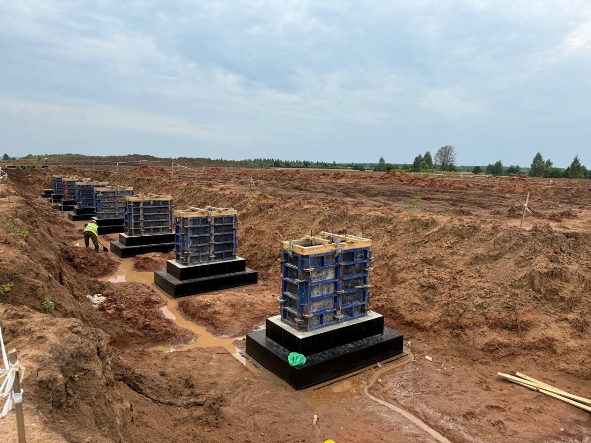 Фундамент мусоросортировочного комплекса заливают в Арзамасском округе - фото 2