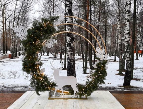 Новогодние фотозоны установили в семи парках Нижнего Новгорода - фото 2