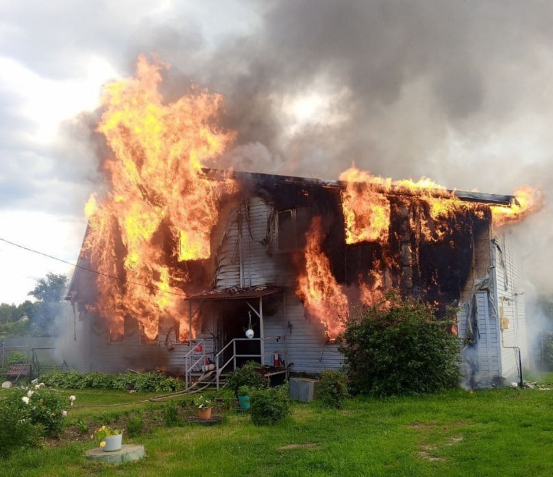 84-летняя женщина пострадала на пожаре в Нижегородской области - фото 1