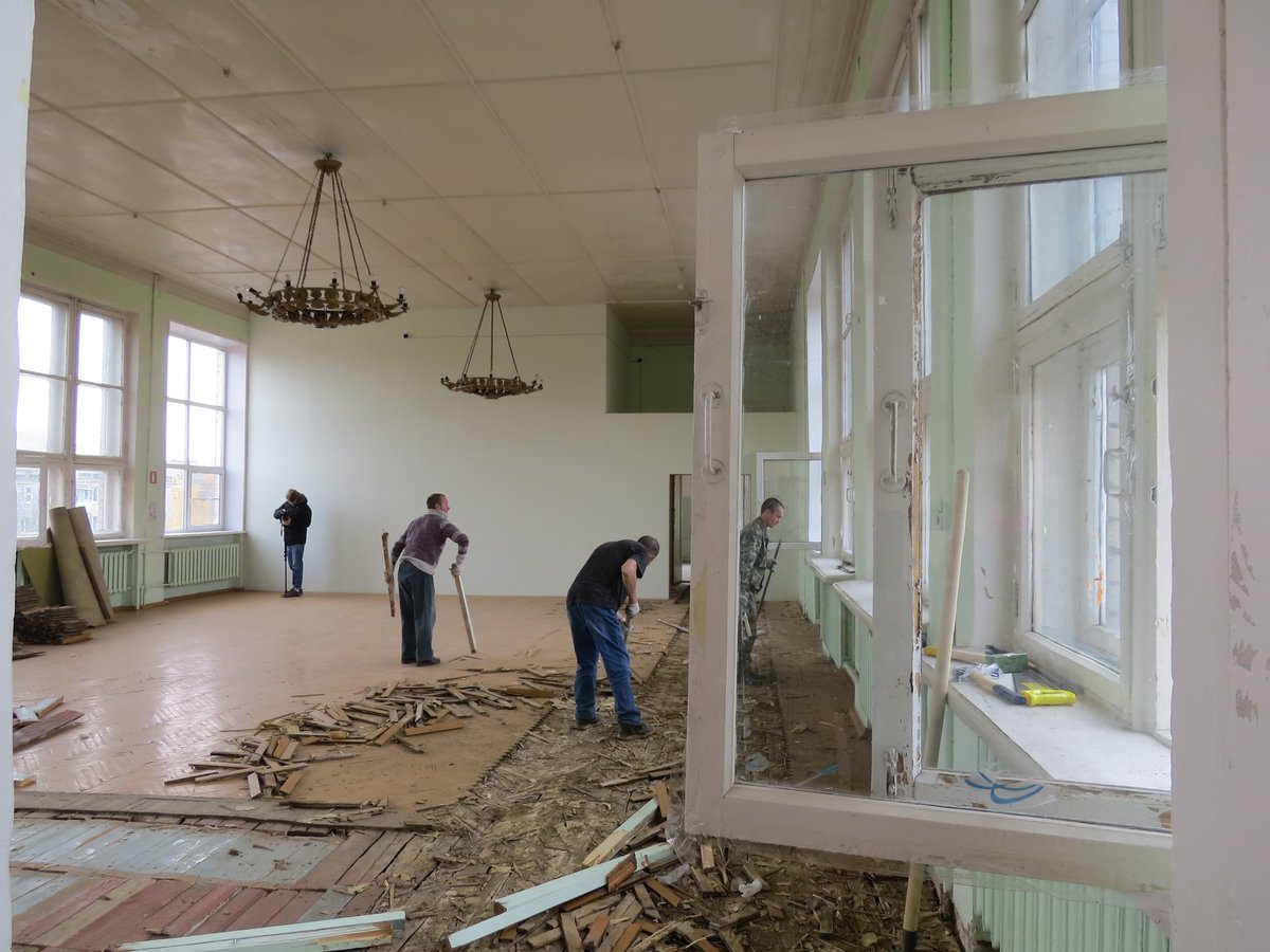 В новом корпусе школы № 127 Нижнего Новгорода начался капитальный ремонт - фото 1