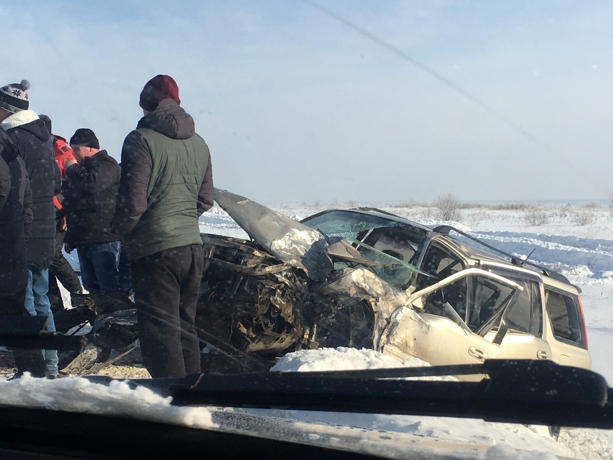 Серьезная авария с участием трех автомобилей произошла на трассе под  Арзамасом