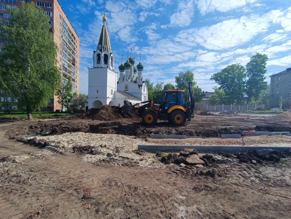 Благоустройство сквера около Успенской церкви началось в Нижнем Новгороде - фото 1