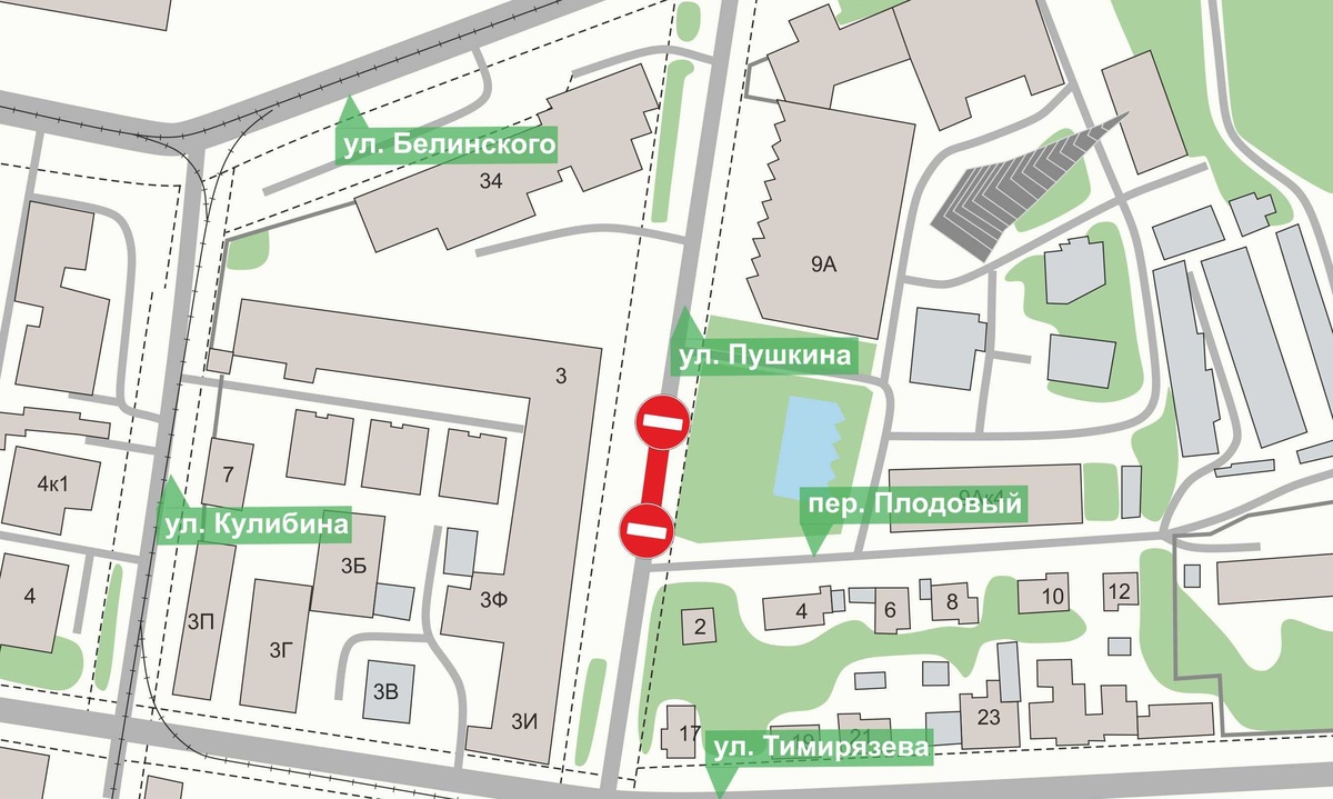 Часть улицы Пушкина в Нижнем Новгороде временно закроют для транспорта - фото 1