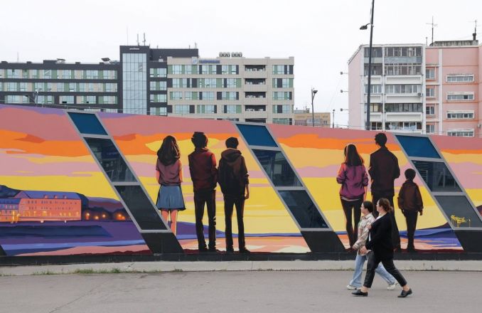 Граффити, сгенерированное нейросетью, появилось в Нижнем Новгороде - фото 3