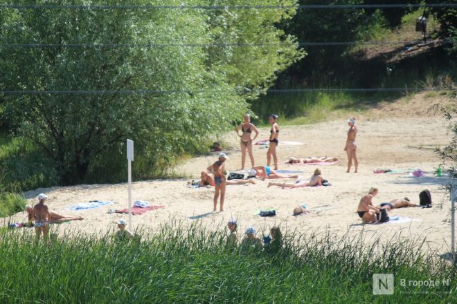 Выживание в жару: фоторепортаж с пляжей Нижнего Новгорода - фото 52
