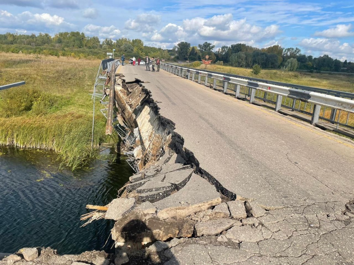 Автомобильный мост между Спасским и Воротынским районом обрушился 17 сентября - фото 1