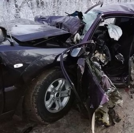 Два водителя погибли при столкновении иномарок в Навашинском районе