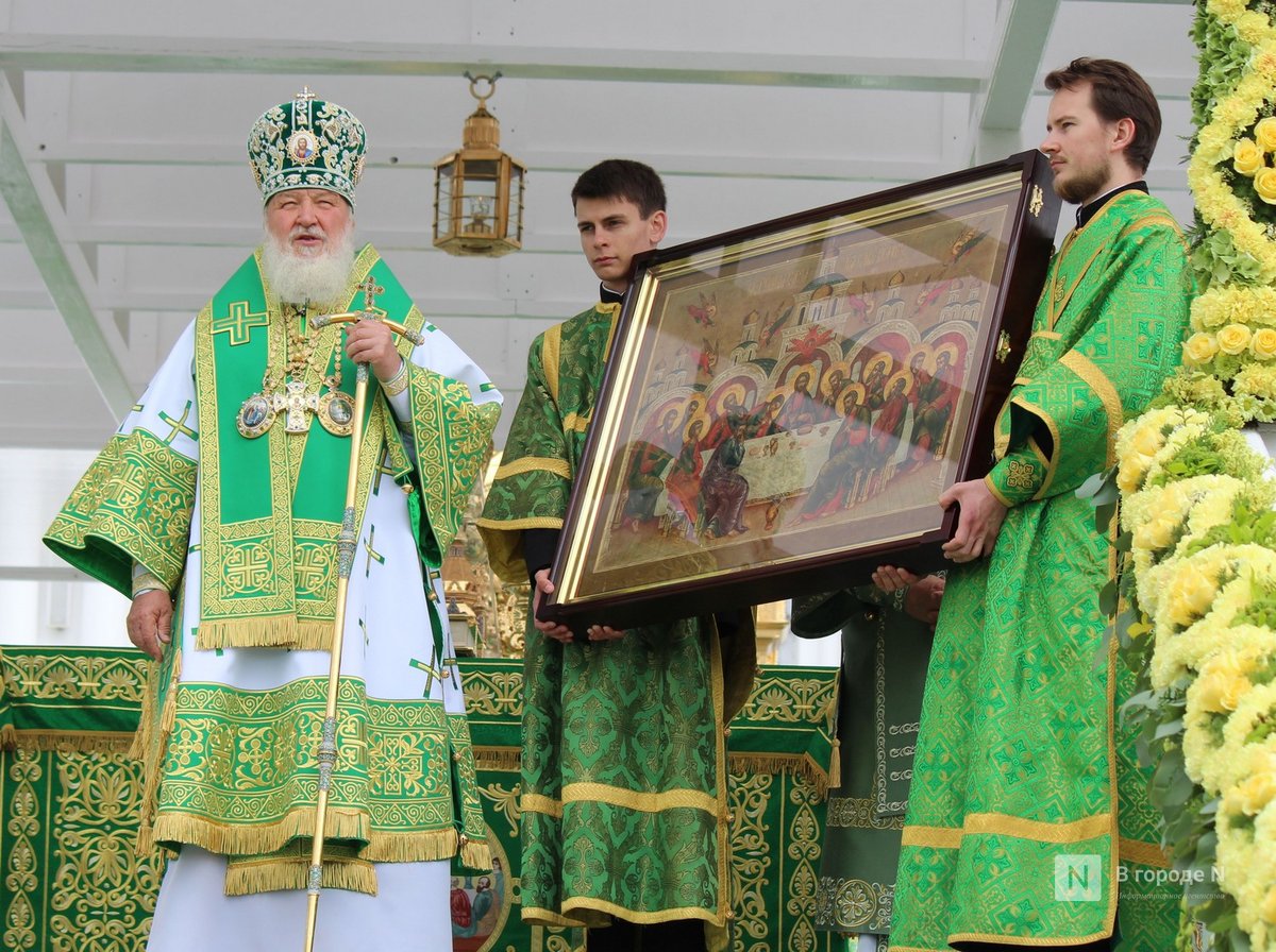 Патриарх Кирилл возглавил божественную литургию в Дивееве  - фото 5