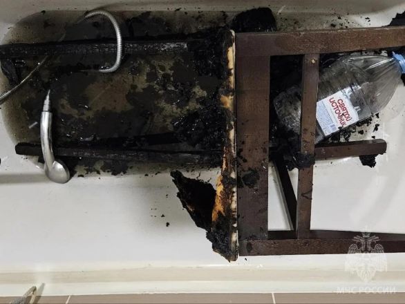 40 жильцов эвакуировали из-за пожара в девятиэатжке в Нижнем Новгороде - фото 2