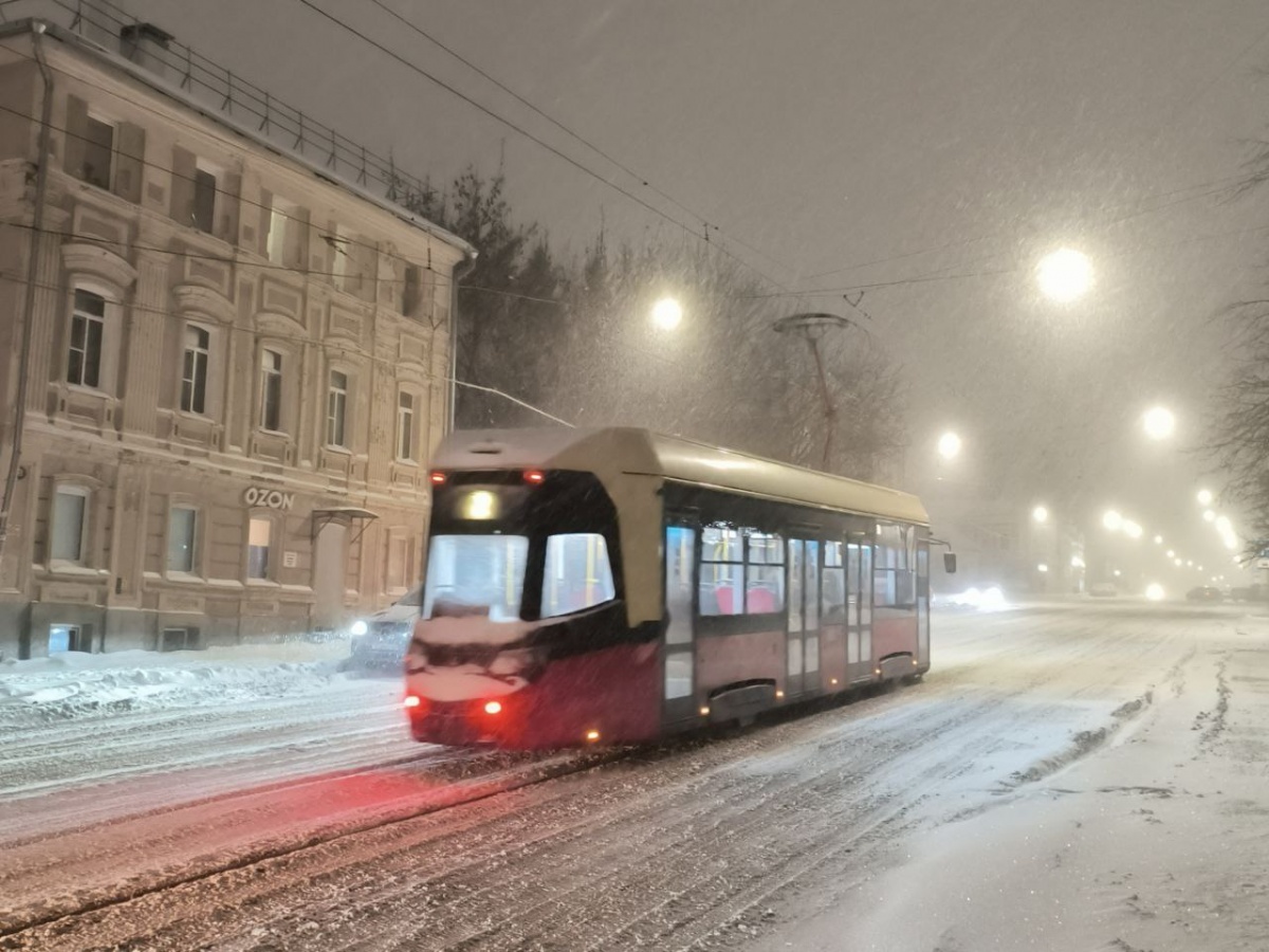 Работа нижегородских трамваев в Новый год будет продлена до 2 часов ночи